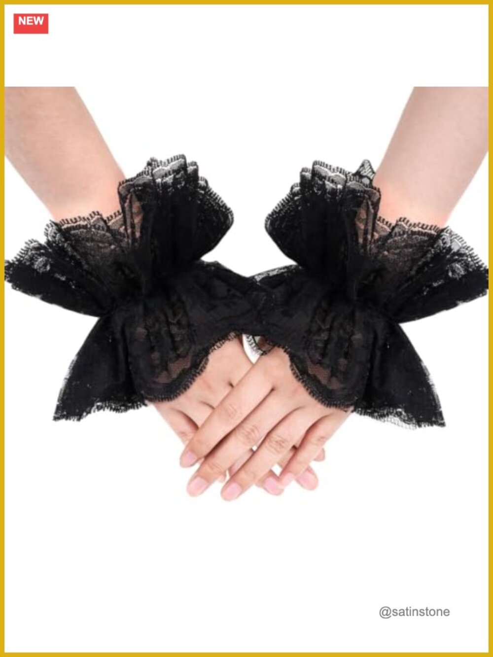Lace Fingerless Gloves Lolita Clown Costume Tea Party Cosplay